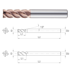 Dao phay thép sau nhiệt Widin | Dòng ESE 744